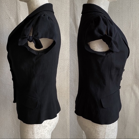 Moschino M Retro Pinup Short Sleeved Blazer Jacket - Picture 7 of 8